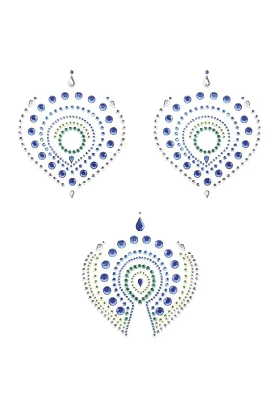 Flamboyant Body Jewellery (Blue/Green)