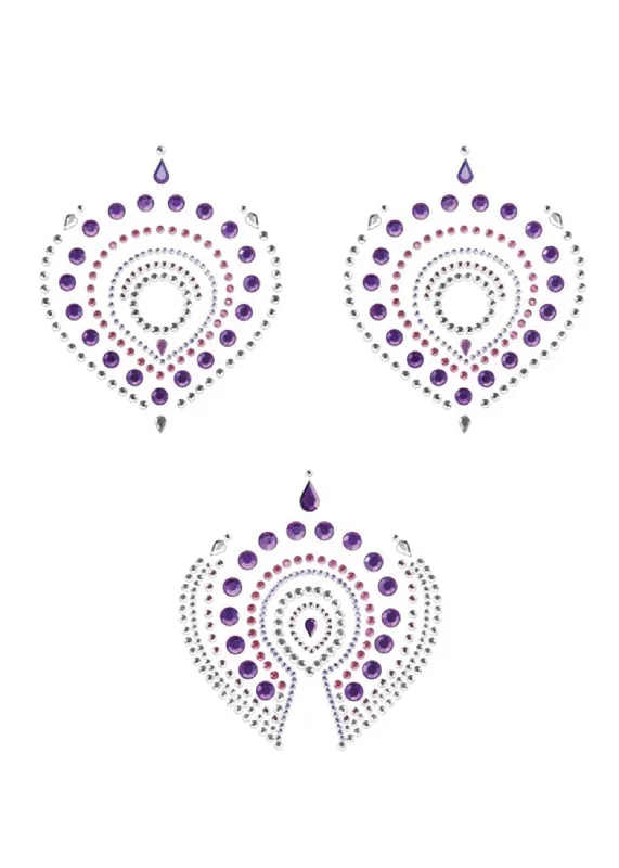 Flamboyant Body Jewellery (Purple/Pink)