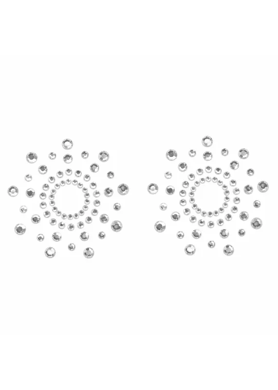 Mimi Silver Rhinestone Pasties