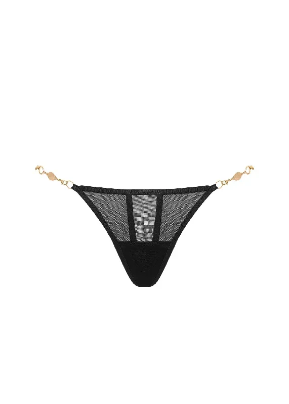 Emery Thong (Black/Gold)