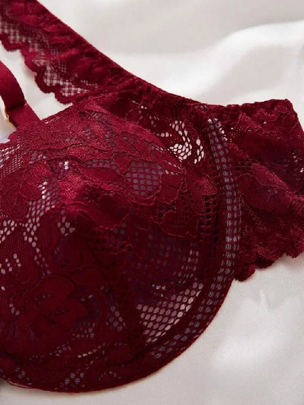 burgundy-lingerie-set-mesh-see-through