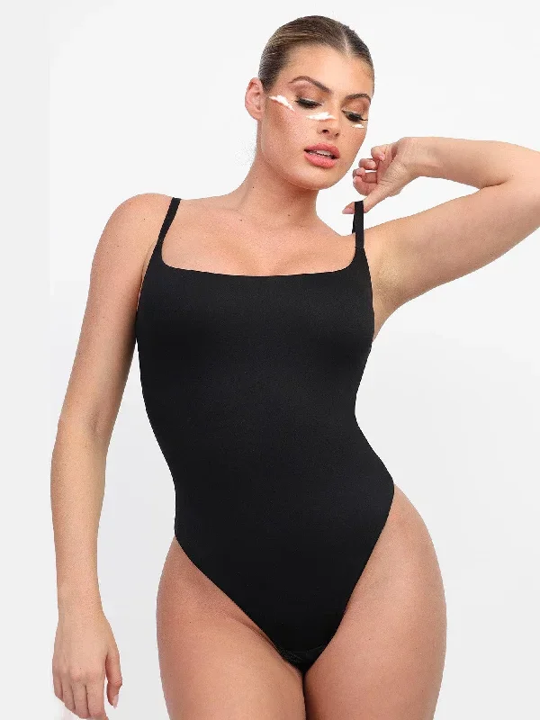 CloudSense Soft High-Cut Thong Bodysuit