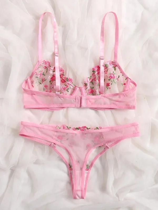 floral-lingerie-set