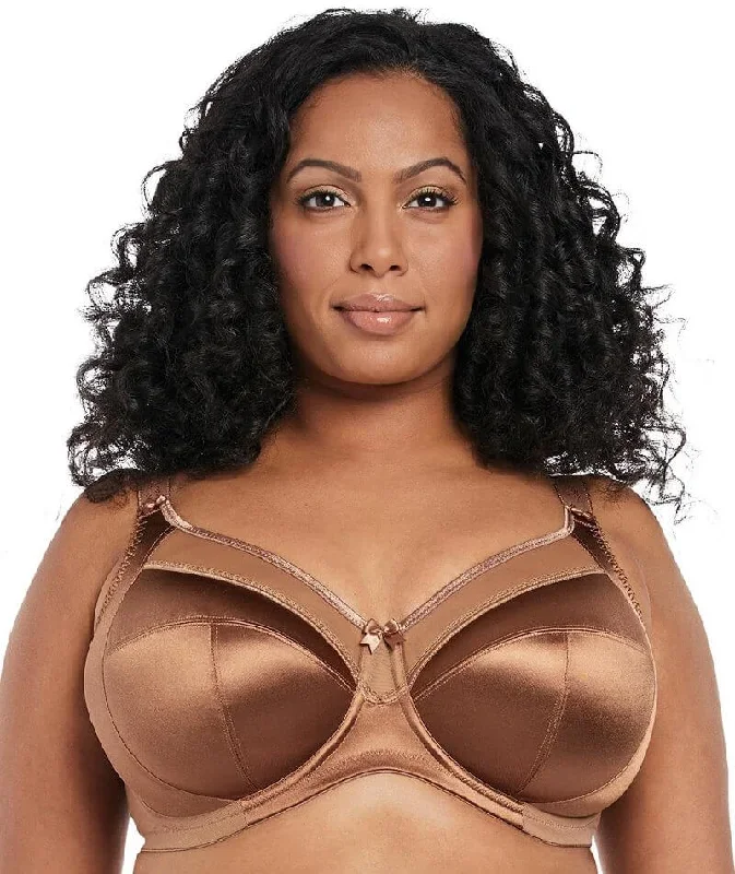 Goddess Keira Underwired Banded Bra - Cinnamon