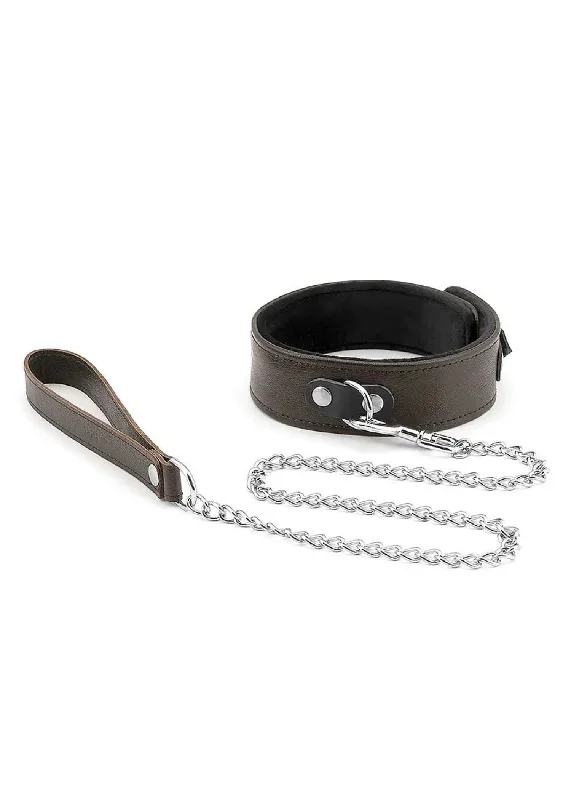 Wild Gent Brown Collar and Leash