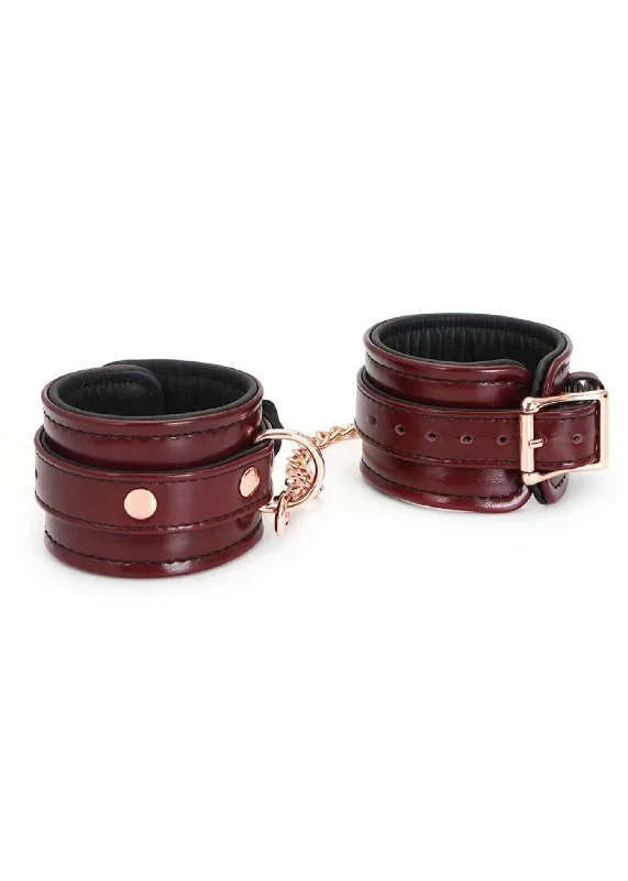 liebe-seele-hc-80070bg-wine-red-leather-cuff