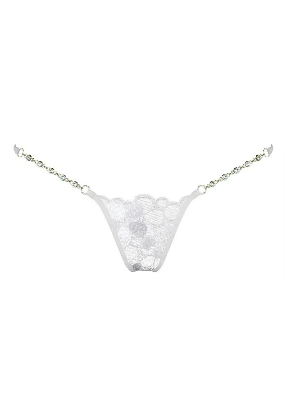 Ivory Pearl Luxury Mini G-String