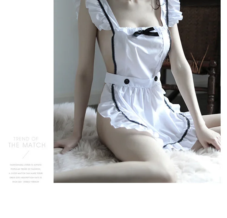 porno-sleepwear-sex-clothes-babydoll-style-maid-style-transparent-sexy-dress