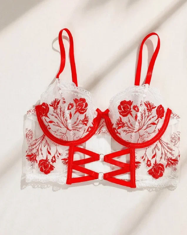 red-embroidered-lingerie-white-bustier-set