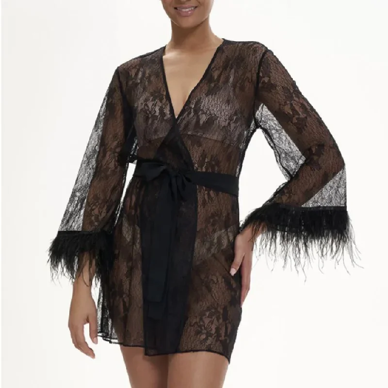 Rya Collection Jasmine Cover Up 585 in Black