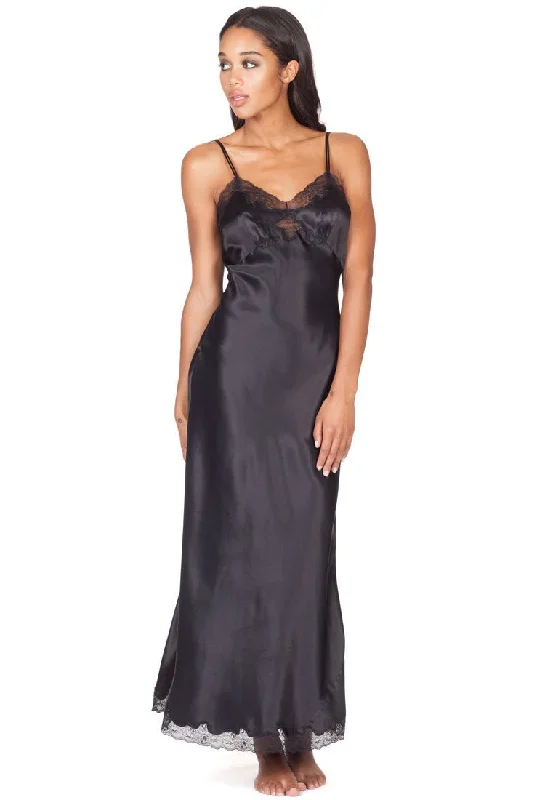 Silk Charmeuse Long Slip