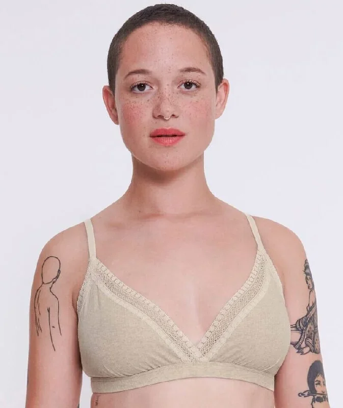 Sloggi Go Ribbed Wire-free Bralette - Grey Combination