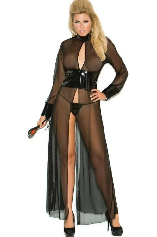 Sheer Gown And Panty Set | Plus Size