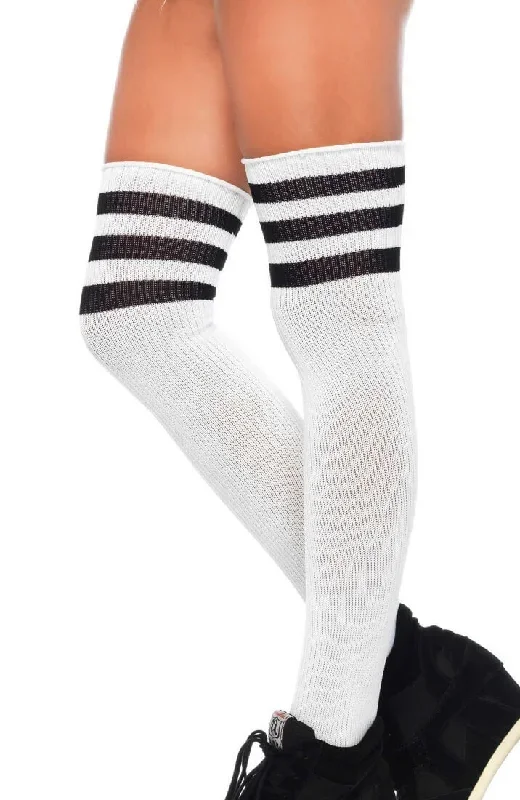 white-athlete-stockings-with-black-stripes